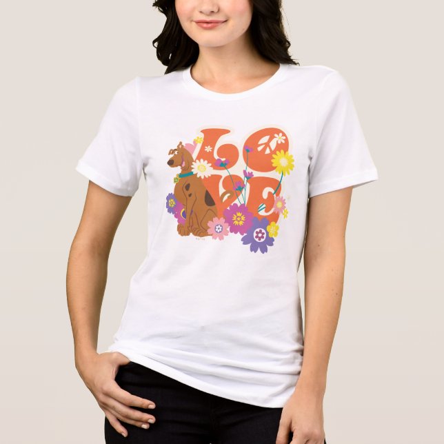 Scooby-Doo "Love" Tri-Blend Shirt (Front)