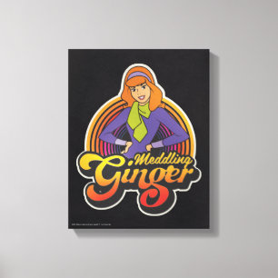 Scooby-Doo   "Meddling Ginger" Daphne Canvas Print