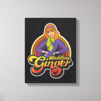 Scooby-Doo | "Meddling Ginger" Daphne Canvas Print