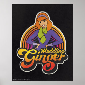 Scooby-Doo | "Meddling Ginger" Daphne Poster