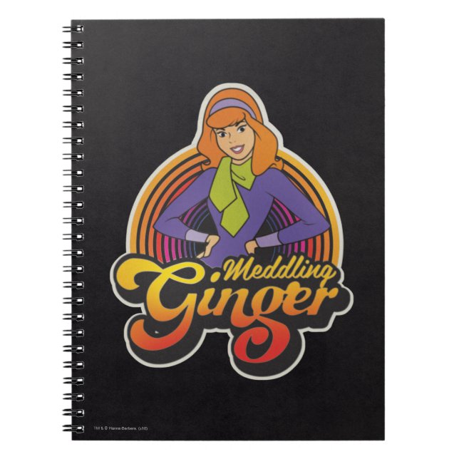 Scooby-Doo | "Meddling Ginger" Daphne Spiral Notebook (Front)