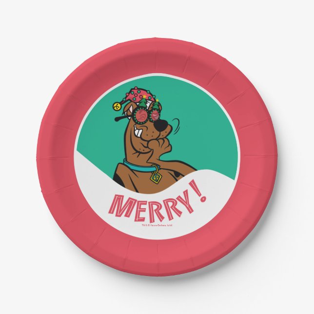 Scooby-Doo Merry Laughter Paper Plate (Front)