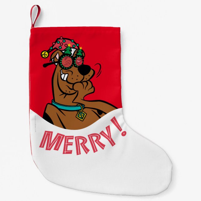 Scooby-Doo Merry Laughter Small Christmas Stocking (Front)