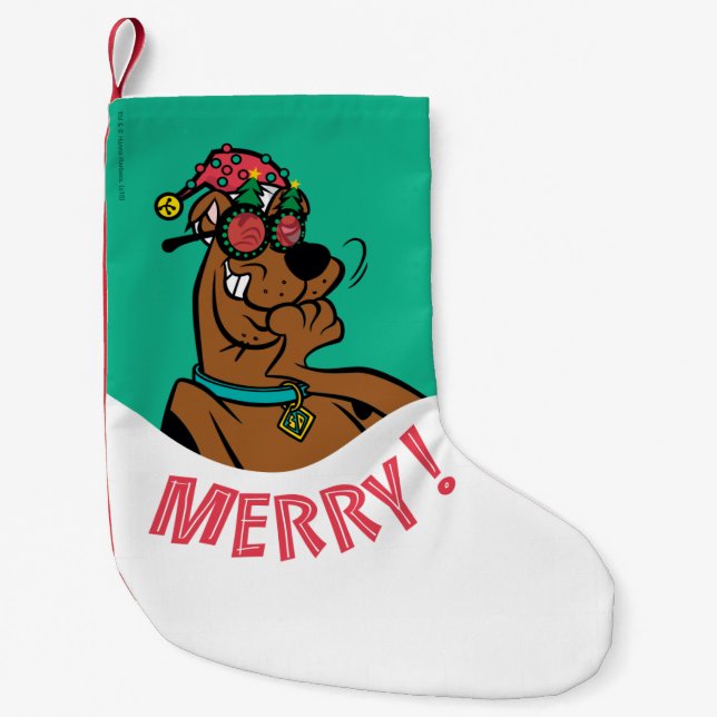 Scooby-Doo Merry Laughter Small Christmas Stocking (Front)