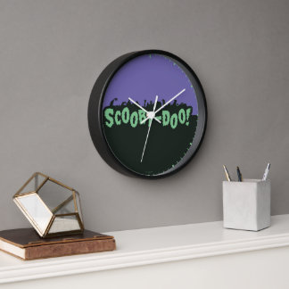 Scooby-Doo! Monster Silhouette Logo Clock