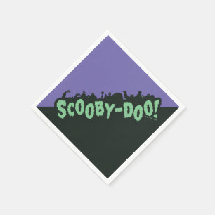 Scooby-Doo! Monster Silhouette Logo Napkin