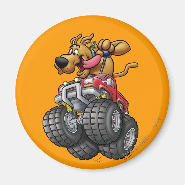Scooby Doo-Monster Truck Magnet (Front)