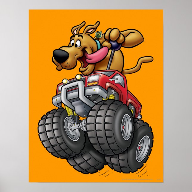 Scooby Doo-Monster Truck Poster (Front)