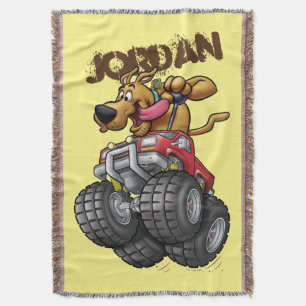 Scooby-Doo Monster Truck Throw Blanket