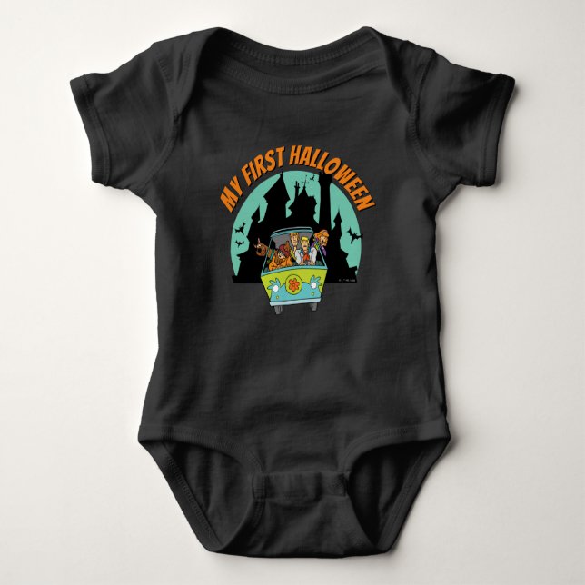 Scooby-Doo "Mysteries Of The Haunted House" Baby Bodysuit (Front)