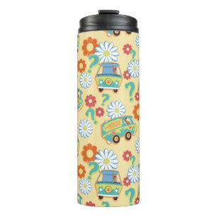 Scooby-Doo Mystery Machine Flower Pattern Thermal Tumbler