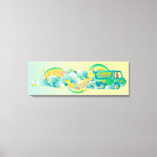 Scooby-Doo | Mystery Machine "I Brake For Pizza" Canvas Print