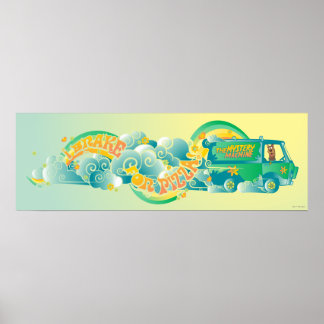 Scooby-Doo | Mystery Machine "I Brake For Pizza" Poster