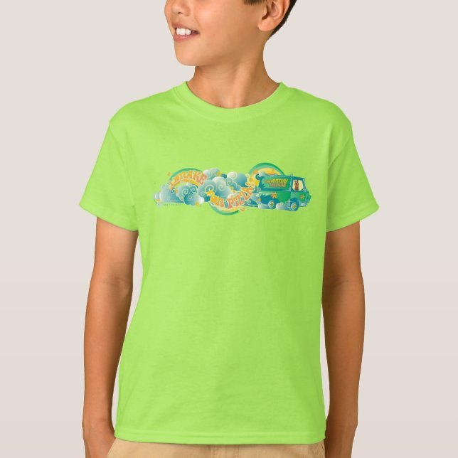 Scooby-Doo | Mystery Machine "I Brake For Pizza" T-Shirt (Front)