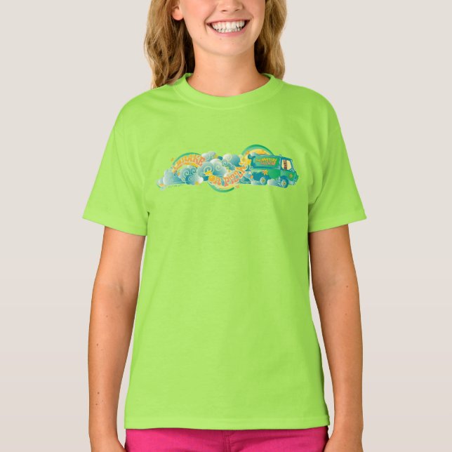 Scooby-Doo | Mystery Machine "I Brake For Pizza" T-Shirt (Front)