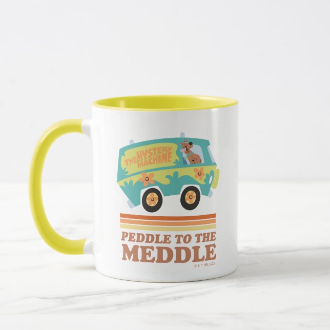 Scooby-Doo Mystery Machine "Peddle to the Meddle" Mug (Left)