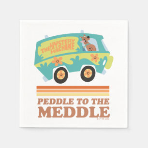 Scooby-Doo Mystery Machine "Peddle to the Meddle" Napkin
