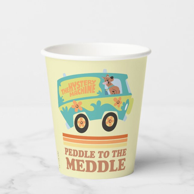 Scooby-Doo Mystery Machine "Peddle to the Meddle" Paper Cups (Front)