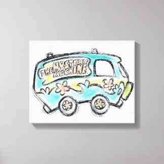 Scooby-Doo | Mystery Machine Sketch Canvas Print