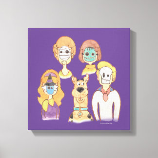 Scooby-Doo | Our Halloween Masks Canvas Print