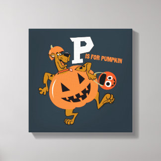 Scooby-Doo | P is for Pumpkin Canvas Print