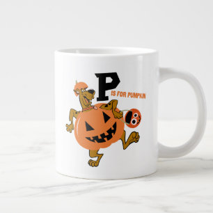 Scooby-Doo P is for Pumpkin Large Coffee Mug