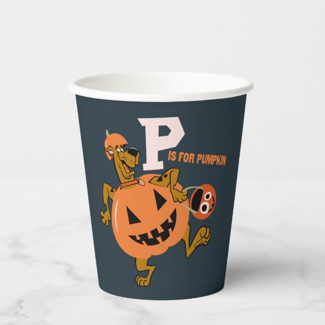 Scooby-Doo | P is for Pumpkin Paper Cups (Front)