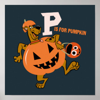 Scooby-Doo | P is for Pumpkin Poster
