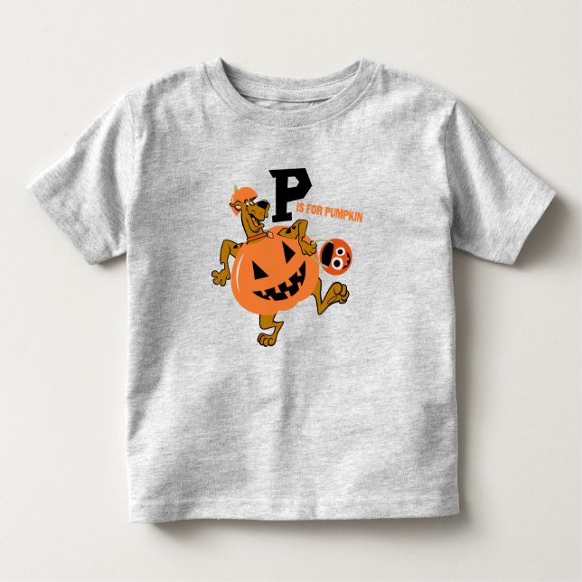 Scooby-Doo | P is for Pumpkin Toddler T-Shirt (Front)