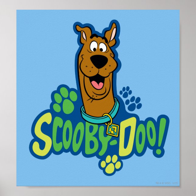 Scooby-Doo Paw Print Character Badge (Front)