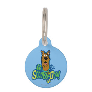 Scooby-Doo Paw Print Character Badge Pet Tag