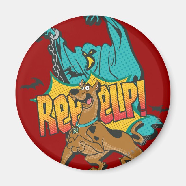 Scooby Doo "Reeeelp!" Magnet (Front)