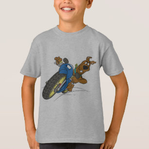 Scooby-Doo Riding Motorcycle T-Shirt