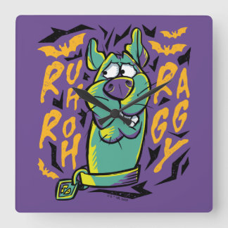 Scooby-Doo | Ruh Roh Raggy Square Wall Clock
