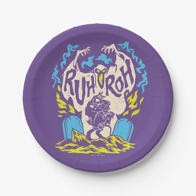 Scooby-Doo | Ruh Roh Scooby & Shaggy Paper Plate (Front)