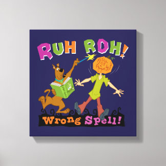 Scooby-Doo | Ruh Roh! Wrong Spell! Canvas Print