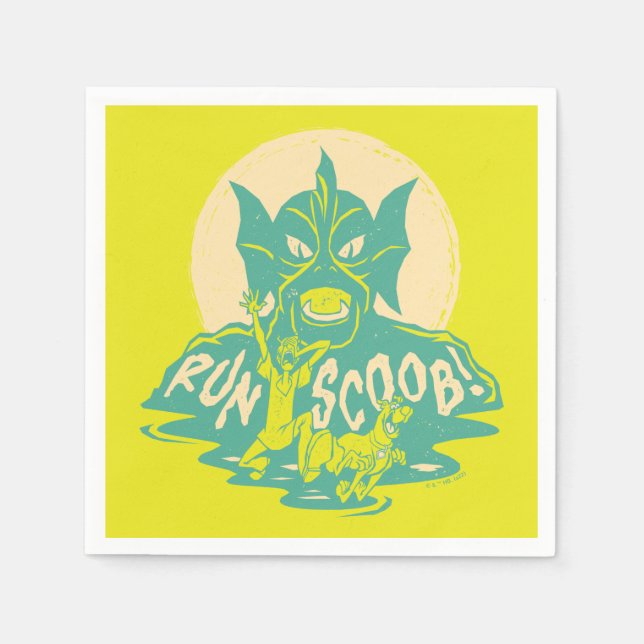 Scooby-Doo | Run Scoob! Napkin (Front)