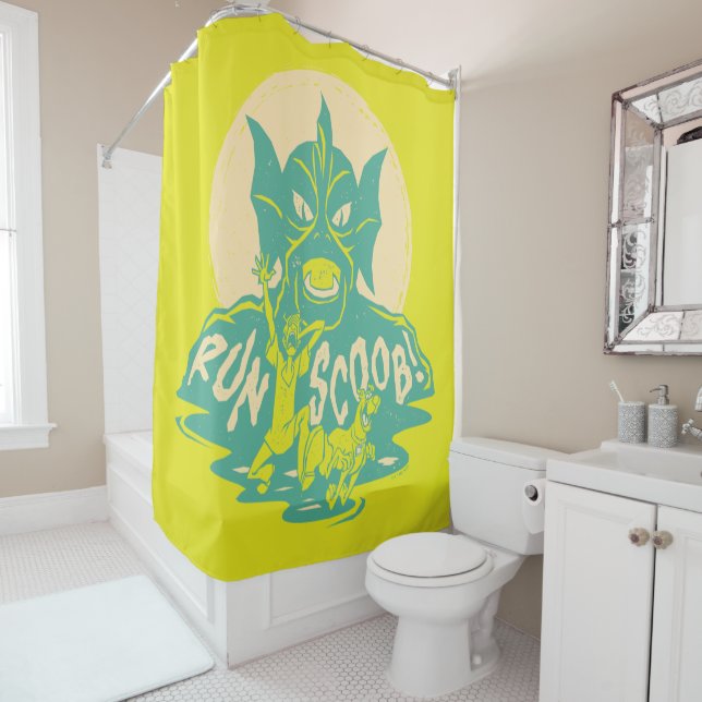 Scooby-Doo | Run Scoob! Shower Curtain (In Situ)