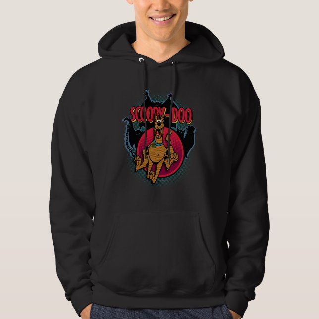 Scooby-Doo Running From Ghosts Graphic Hoodie (Front)