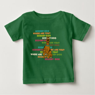 Scooby-Doo Running "Where Are You?" Baby T-Shirt