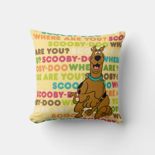 Scooby-Doo Running "Where Are You?" Cushion