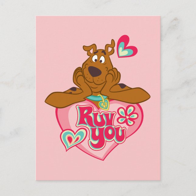 Scooby-Doo - Ruv You Holiday Postcard (Front)