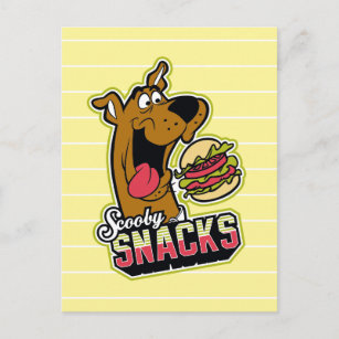 Scooby-Doo "Scooby Snacks" Logo Postcard