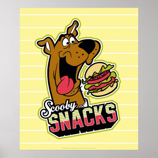 Scooby-Doo "Scooby Snacks" Logo Poster (Front)