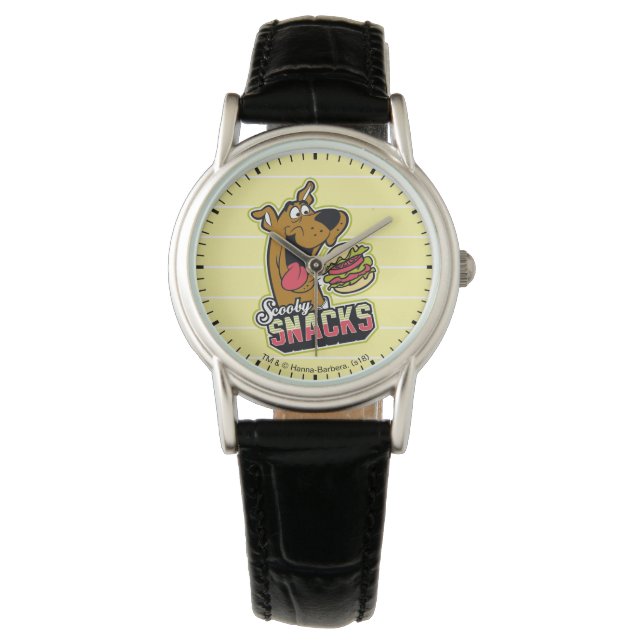Scooby-Doo "Scooby Snacks" Logo Watch (Front)