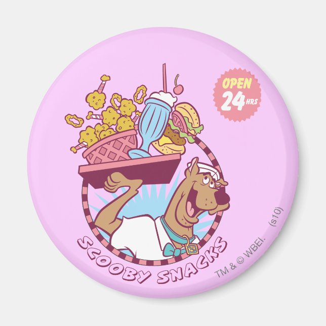Scooby-Doo "Scooby Snacks" Magnet (Front)