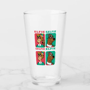 Scooby-Doo & Shaggy "Elfie Selfie" Glass