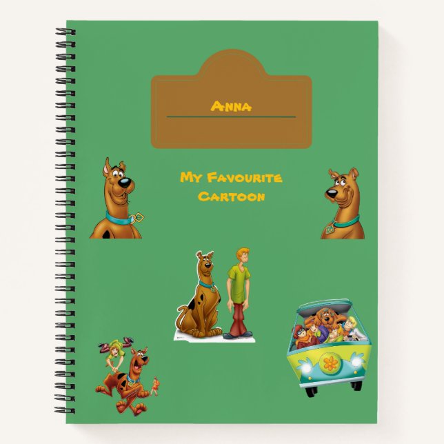 Scooby-Doo & Shaggy Notebook – Mystery Machine Car (Front)