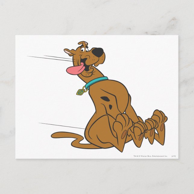 Scooby-Doo Slide With Tongue Out Postcard (Front)