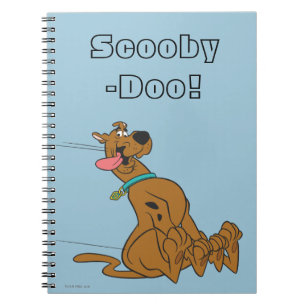 Scooby-Doo Slide With Tongue Out Spiral Notebook